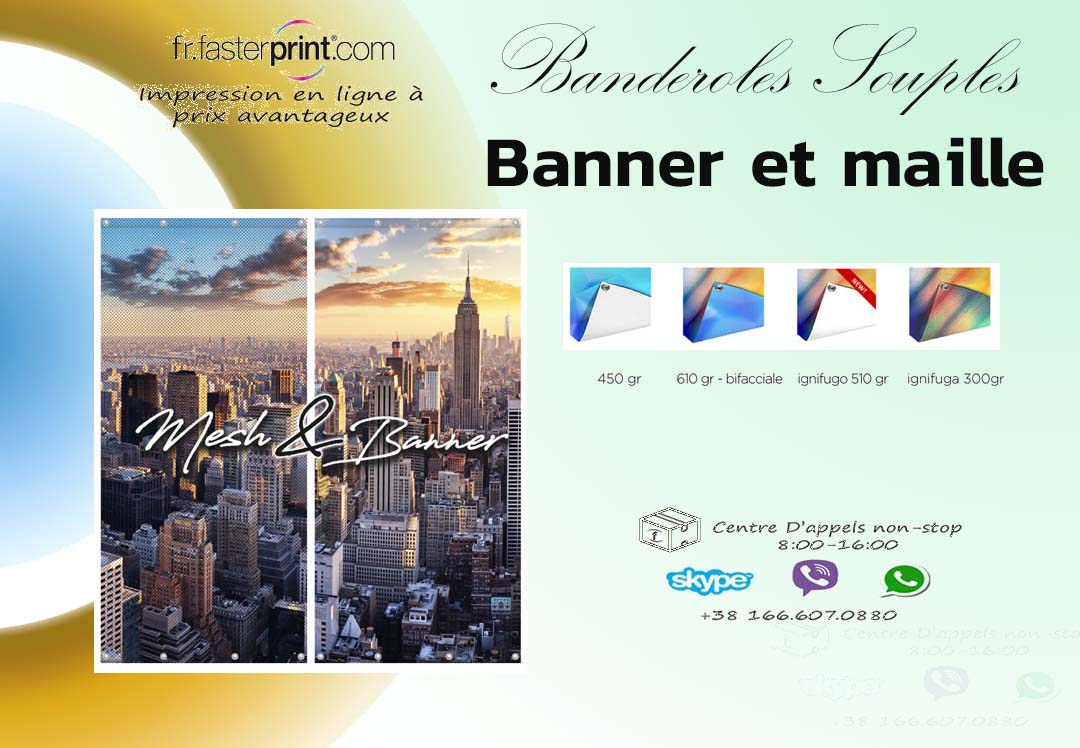 stampa_Banderoles souples, banner et maille